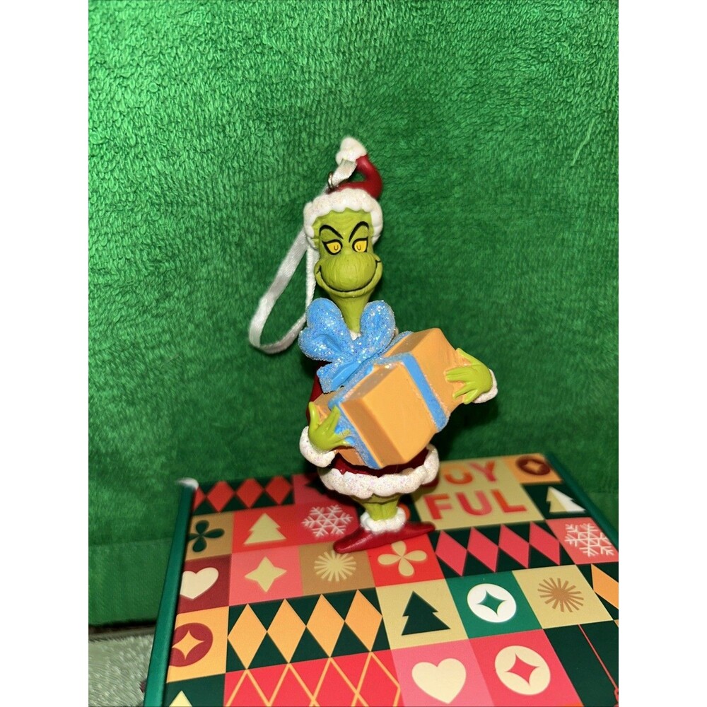 Holiday Ornament The Grinch Delivering Presents